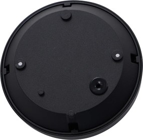 Zewnętrzna lampa ścienna czarna okrągła IP65 - Target