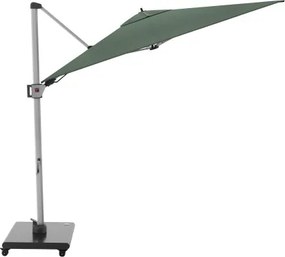 HYPERION 330 x 240 cm – luksusowy, huśtawkowy parasol ogrodowy z bocznym drążkiem : Kolor parasola - Aloes