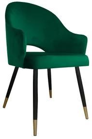 Krzesło JENISEJ VELVET GOLD zielone ATOS