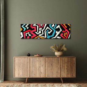 Obraz abstrakcji graficznej (170x50 cm)