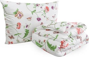 Zestaw całorocznej kołdry 140x200 cm z włókna silikonowego z poduszką 70x90 cm MEADOW FLOWERS