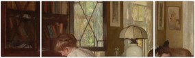 Obraz - Edmund Tarbell, Josephine and Mercie, reprodukcje (170x50 cm)