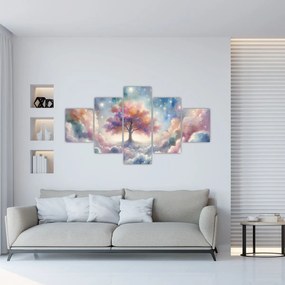 Obraz – Drzewo życia w chmurach (125x70 cm)