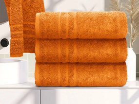 Ręcznik kąpielowy Comfort Maxi 100x180 cm pomarańczowy, 100% bawełna