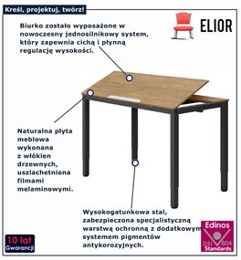 Kreślarskie regulowane elektrycznie biurko W2-W27