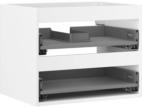 Mexen Box-A korpus szafki podumywalkowej 60 cm, 2 szuflady, biały mat - 91AX0-0600-470-2-01