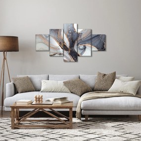 Obraz - Szary marmur (125x70 cm)