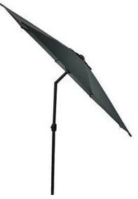 Czarny parasol ogrodowy bez podstawy Bonami Essentials Sun, ø 300 cm