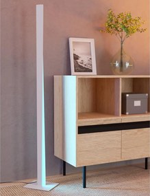 Eglo 901835-LED RGBW ściemniana lampa stojąca BOLOGNANO-Z LED/10,5W/230V+LED/15,2W szara