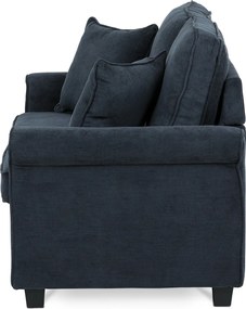 Sofa dwuosobowa ASB-4170 BLUE2, sztruks, niebieski
