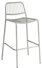 Zestaw 4 Składanych Wysokich Krzeseł Elton Awokado & ↑75 Cm - Sklum
