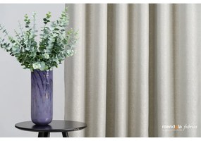 Beżowa zasłona 140x260 cm Teorema – Mendola Fabrics