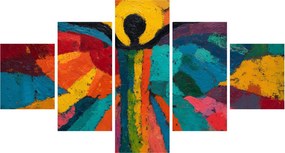 Obraz - Malowany anioł (125x70 cm)
