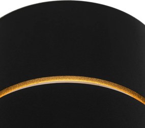 Inteligentna lampa ścienna czarna ze złotym wnętrzem, w tym WiFi G9 - Ria