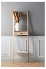 Regał z litego drewna dębowego 30x170 cm Ebern – Villa Collection