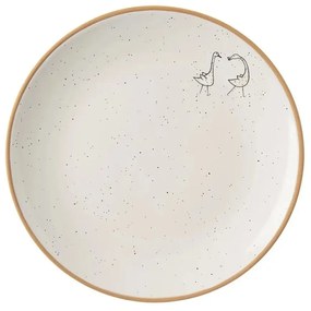 Orion Ceramiczny talerz deserowy Statek gęś,średnica 19,5 cm