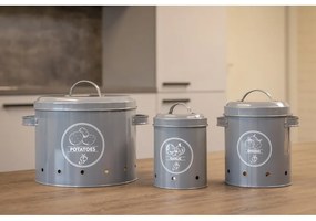 Stalowy pojemnik na żywność na żywność Secret Du Potager – Esschert Design