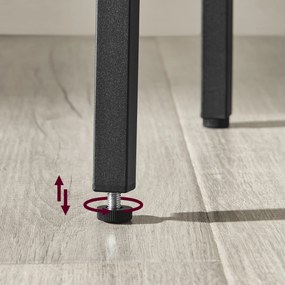 Regał drabinkowy na książki, kwiaty, 5 półek - artisan - LLS109B88