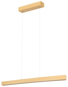 Lampa wisząca LED 80 cm z drewna jesionowego L80KB-4K-ESCHE wymienny L