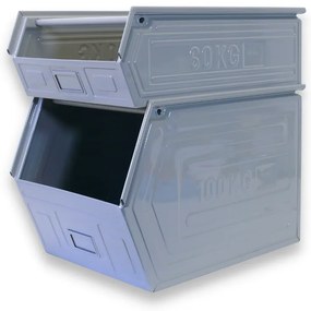 Mars Metalowy pojemnik - skośny, 600x400x200 mm