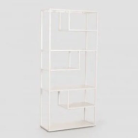 Biblioteka 85x190 Cm Ze Stali Thura Gardenia Biel - Sklum