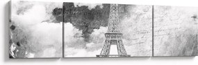 Obraz - Vintage pocztówka miasta N⁰3 (170x50 cm)