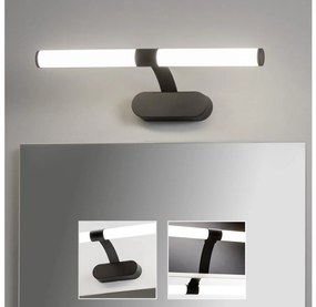 Brilagi - LED oświetlenie lustra łazienkowego TUBEO LED/6W/230V 40 cm IP44 czarne