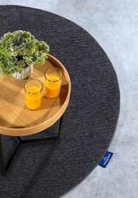 Dywan wełniany Villeroy &amp; Boch antracyt koło 160 cm x 160 cm