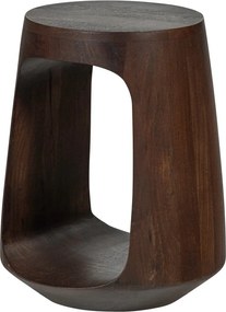 Okrągły stolik z litego drewna mango ø 33 cm Bayo – WOOOD