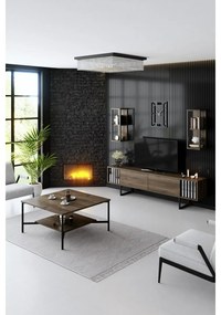 Stolik konferencyjny Black Line Walnut