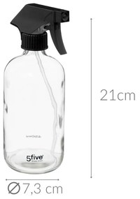 Spryskiwacz do roślin, szklany, 450 ml