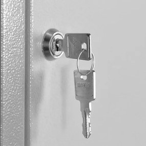 Stół warsztatowy mobilny GD, 3 szuflady, 1 szafka, 1190 x 600 x 850 mm, szary