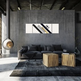 Obraz - Kształty geometryczne N⁰5 (170x50 cm)
