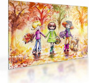 Obraz na szkle - Przyjaźń (70x50 cm)