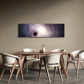Obraz - Galaktyki spiralne (170x50 cm)