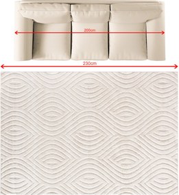 Dywan Serenno cream 160x230 cm