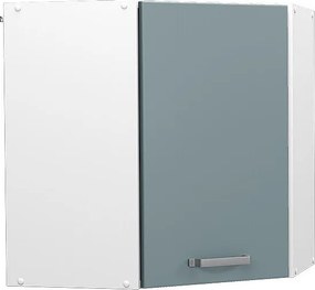 Szafka wisząca narożna niebiesko-szary 57x34.1x60 r-line