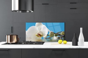 Szkło do Kuchni na Ścianę Botaniczny Portret Kwiatu