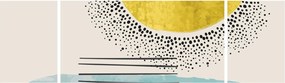Obraz - Abstrakcyjny obraz plaży N⁰2 (170x50 cm)