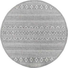 Dywan Wewnątrz Zewnątrz Nowoczesny - Szary - 160 x 160 cm - CALGARY