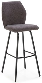 Ciemnoszare hokery zestaw 2 szt. 75 cm Pol – Marckeric