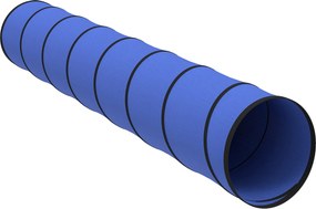 PawHut Tunel Agility dla psów 300 x 50 cm, tunel dla psów z 4 kotwami gruntowymi, torbą transportową, tunel do zabawy dla małych i średnich psów, niebieski | Aosom PL