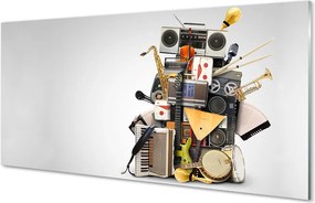 Szkło Ozdobne do Kuchni Muzyczne Trio z Mikrofonem