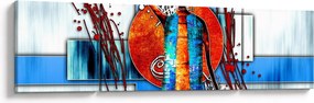 Obraz przedstawiający starożytną osobę (170x50 cm)