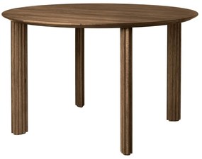 Okrągły stół z litego drewna dębowego ø 120 cm Comfort Circle – UMAGE