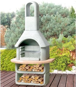 Buschbeck Betonowy kominek ogrodowy + grill Cortina