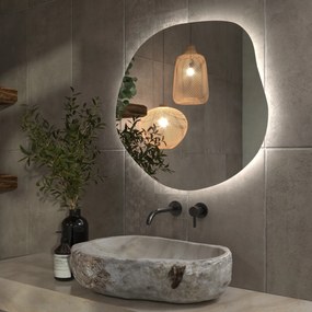 Organiczne lustro LED z oświetleniem A34 60x58
