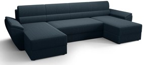 Granatowy narożnik rozkładany z pojemnikiem K2-A24