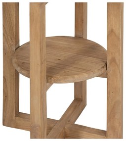 Okrągły stolik z litego drewna mindi ø 40 cm Dala – Ixia