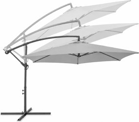 Regulowany parasol ogrodowy ELVARO, czarny